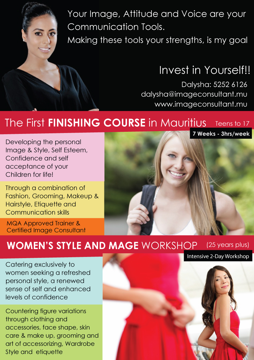 Self- enhancing courses for teenagers and adults in Mauritiu